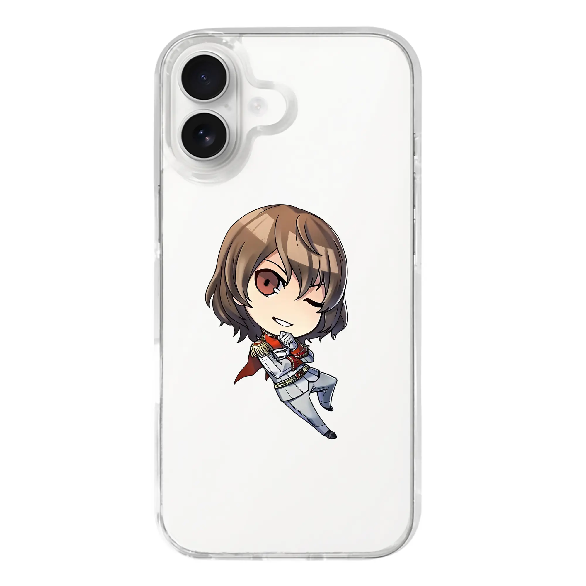 ペルソナ グッズ,明智吾郎 - iPhone 17シリーズ 透明スマホケース – 薄型・耐衝撃・精密フィット保護カバー